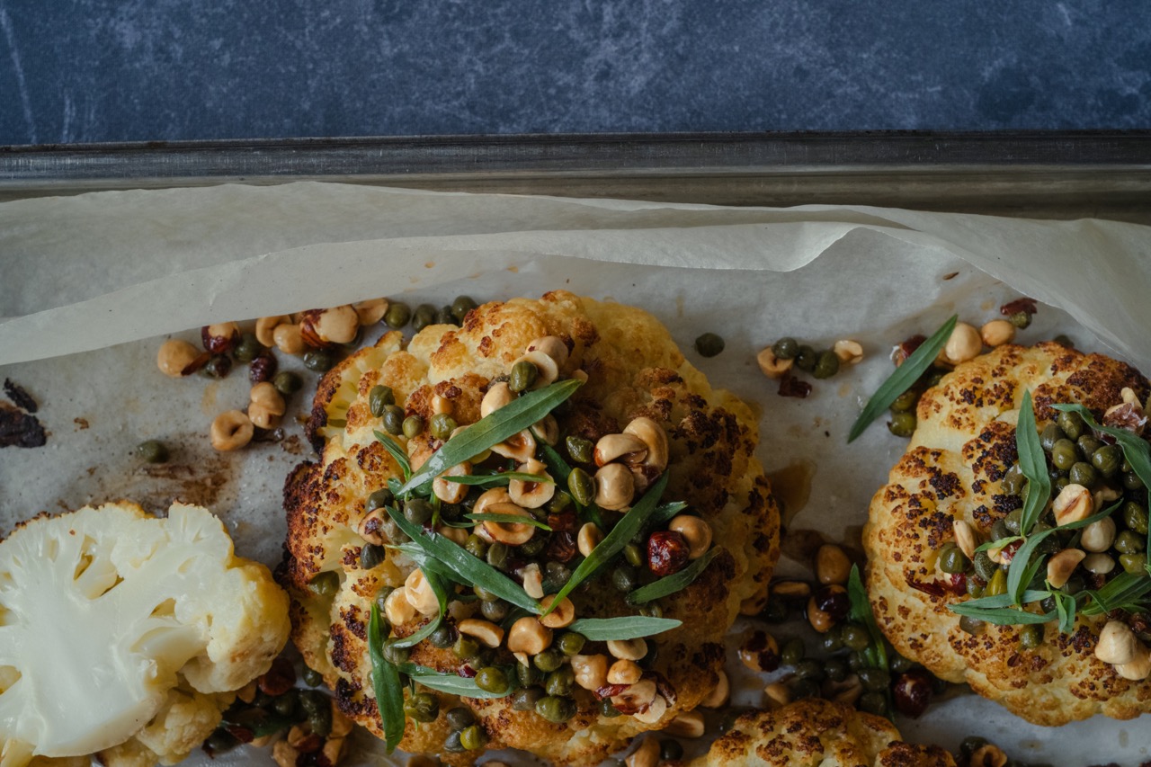 Blomkål Roasted cauliflower Bagt blomkål